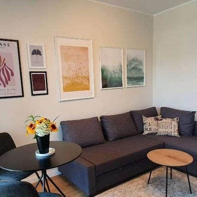 Rental of a modern 1-room apartment with a separate bedroom, 28 m², Wrocław, Poland